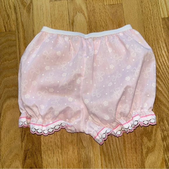 Vintage Cindy  Sue Dress & Bottoms with Ribbon and Flowers Frills Size 24M - Picture 7 of 10